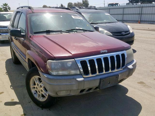 1J8GW48S02C220517 - 2002 JEEP GRAND CHER RED photo 1