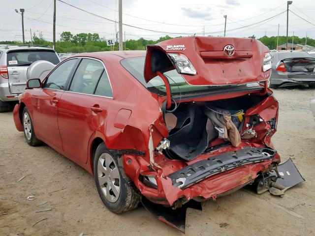 4T1BE46K17U043965 - 2007 TOYOTA CAMRY NEW RED photo 3