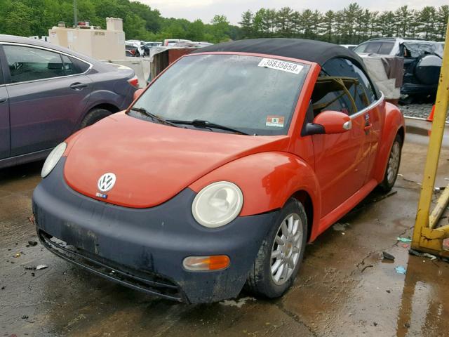 3VWCM31Y44M315441 - 2004 VOLKSWAGEN NEW BEETLE Narıncı foto 2