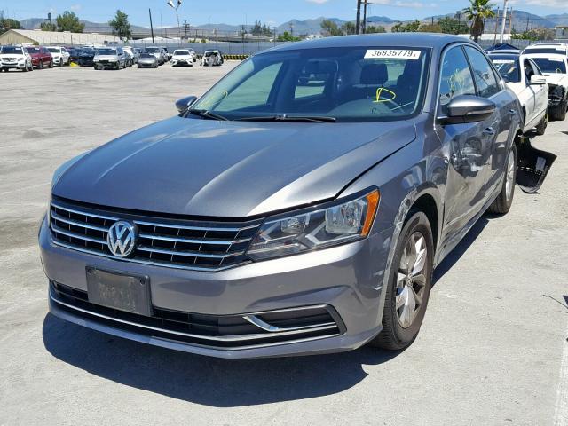 1VWAT7A35GC012860 - 2016 VOLKSWAGEN PASSAT S CHARCOAL photo 2