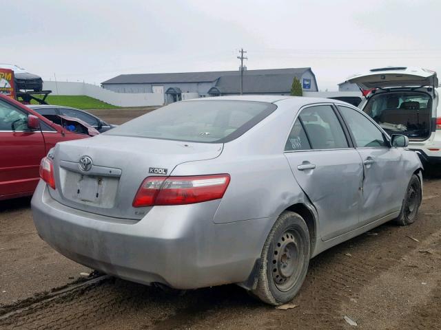 4T1BE46K07U627239 - 2007 TOYOTA CAMRY NEW SILVER photo 4