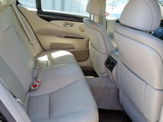 JTHBL46F985057765 - 2008 LEXUS LS 460 BLUE photo 6