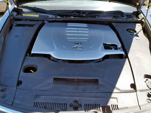 JTHBL46F985057765 - 2008 LEXUS LS 460 BLUE photo 7