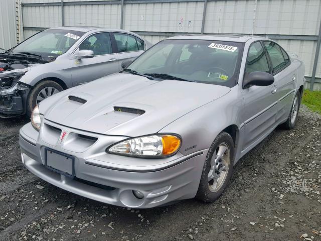 1G2NV52E03C224468 - 2003 PONTIAC GRAND AM G SILVER photo 2