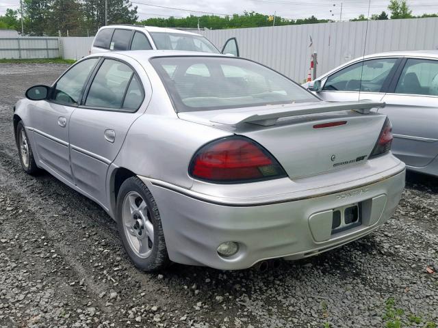 1G2NV52E03C224468 - 2003 PONTIAC GRAND AM G SILVER photo 3