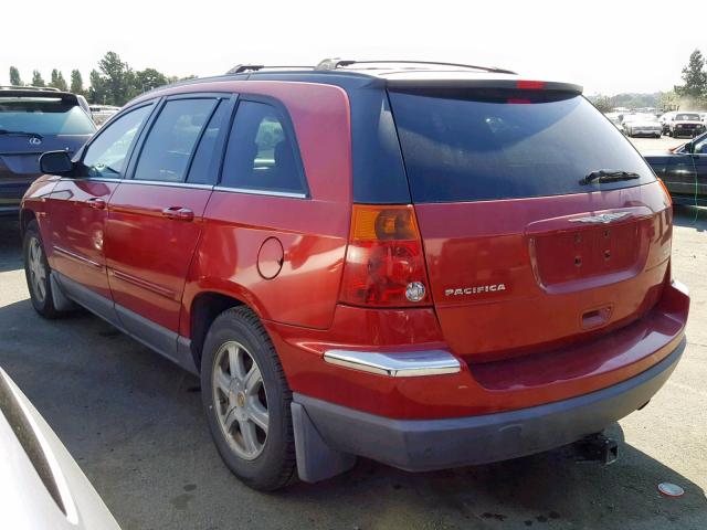 2C8GF68424R314184 - 2004 CHRYSLER PACIFICA RED photo 3