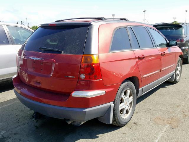 2C8GF68424R314184 - 2004 CHRYSLER PACIFICA RED photo 4