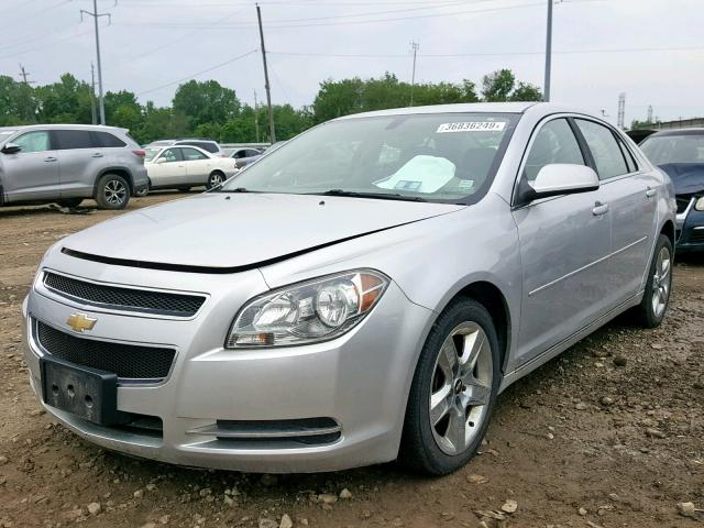 1G1ZH57N694226573 - 2009 CHEVROLET MALIBU 1LT SILVER photo 2