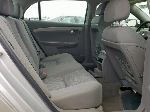 1G1ZH57N694226573 - 2009 CHEVROLET MALIBU 1LT SILVER photo 6