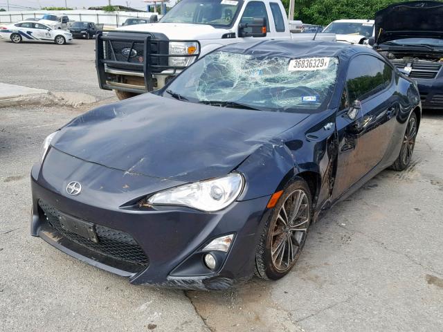JF1ZNAA11E9702844 - 2014 TOYOTA SCION FR-S BLACK photo 2