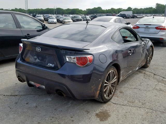 JF1ZNAA11E9702844 - 2014 TOYOTA SCION FR-S BLACK photo 4