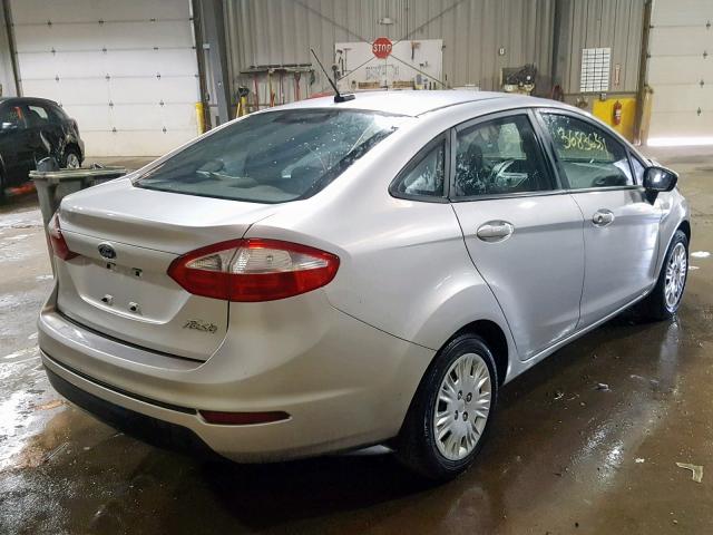 3FADP4AJ2EM148141 - 2014 FORD FIESTA S SILVER photo 4