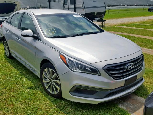 5NPE34AF4GH340580 - 2016 HYUNDAI SONATA SPO SILVER photo 1