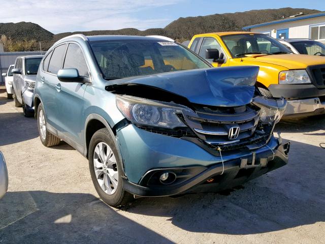 2HKRM3H76DH522378 - 2013 HONDA CR-V EXL TEAL photo 1