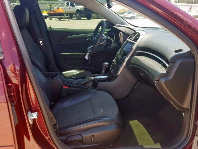 1G11C5SL1FF302685 - 2015 CHEVROLET MALIBU 1LT MAROON photo 5