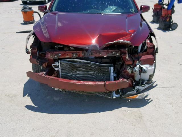 1G11C5SL1FF302685 - 2015 CHEVROLET MALIBU 1LT MAROON photo 9