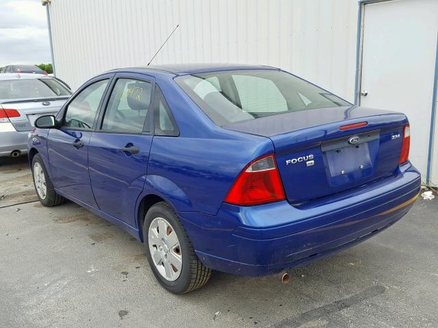 1FAFP34NX6W172254 - 2006 FORD FOCUS ZX4 BLUE photo 3