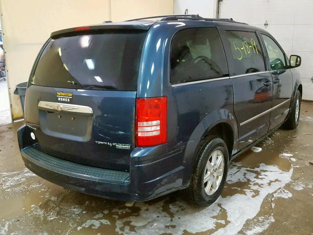 2A8HR54119R524858 - 2009 CHRYSLER TOWN & COU BLUE photo 4