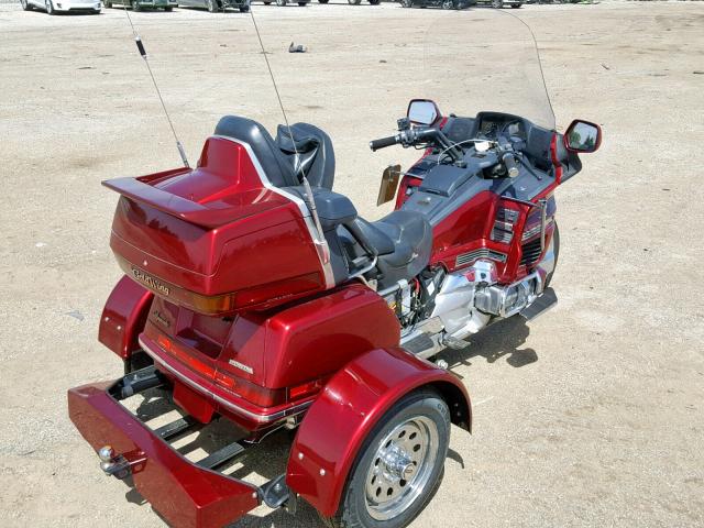 1HFSC2200NA401189 - 1992 HONDA GL1500 A RED photo 4