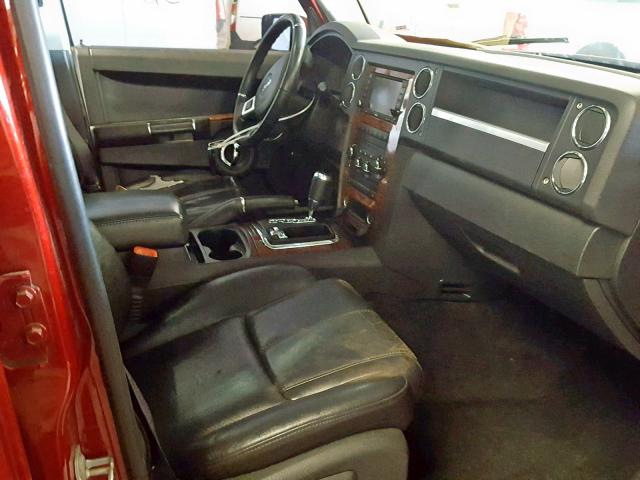 1J4RG5GTXAC114713 - 2010 JEEP COMMANDER 红色 照片 5