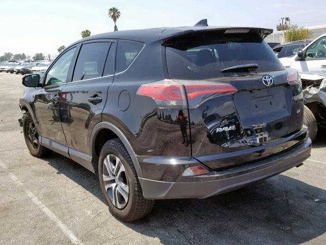 2T3ZFREV5JW432496 - 2018 TOYOTA RAV4 LE BLACK photo 3