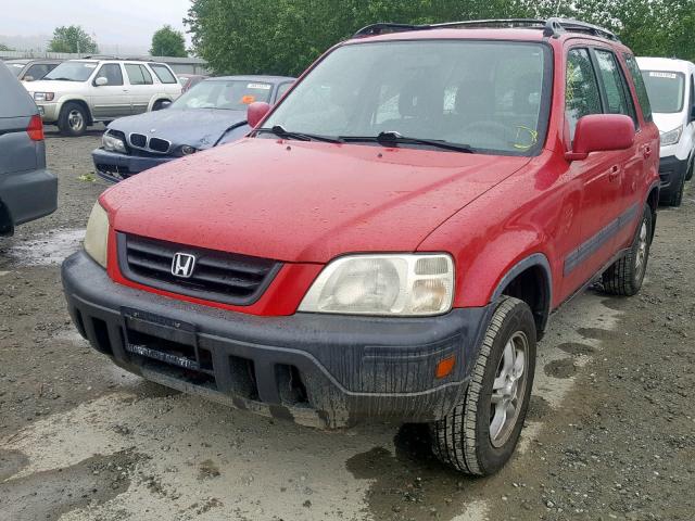 JHLRD186XYC024815 - 2000 HONDA CR-V EX RED photo 2