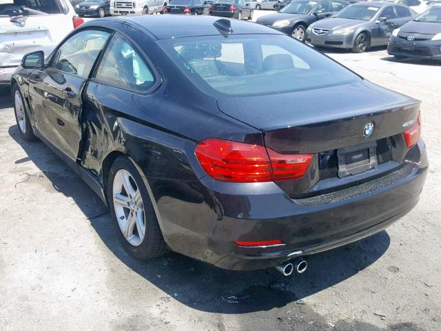 WBA3N7C54FK225174 - 2015 BMW 428 I BLACK photo 3