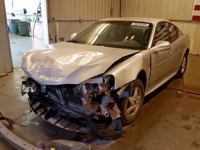 2G2WS522741159077 - 2004 PONTIAC GRAND PRIX SILVER photo 2