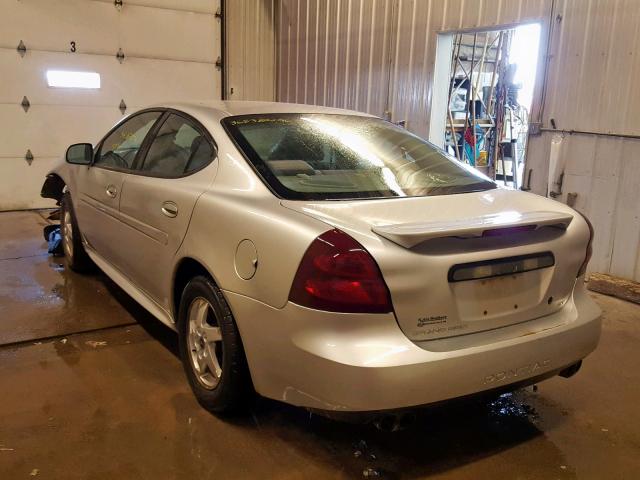 2G2WS522741159077 - 2004 PONTIAC GRAND PRIX SILVER photo 3