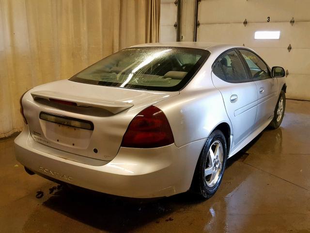 2G2WS522741159077 - 2004 PONTIAC GRAND PRIX SILVER photo 4