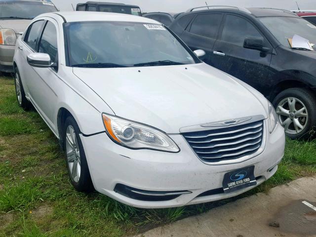 1C3CCBBBXDN734818 - 2013 CHRYSLER 200 TOURIN WHITE photo 1