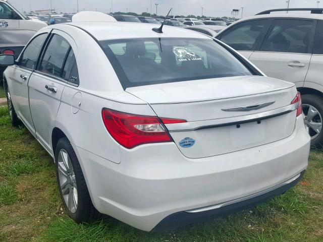 1C3CCBBBXDN734818 - 2013 CHRYSLER 200 TOURIN WHITE photo 3