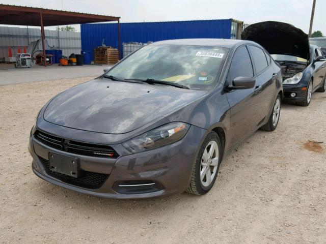 1C3CDFBB5FD380493 - 2015 DODGE DART SXT CHARCOAL photo 2