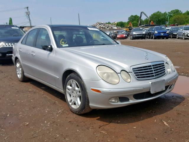 WDBUF65J43A157032 - 2003 MERCEDES-BENZ E 320 SILVER photo 1