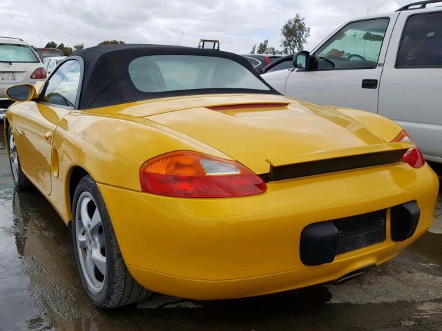 WP0CA29812U623802 - 2002 PORSCHE BOXSTER YELLOW photo 3