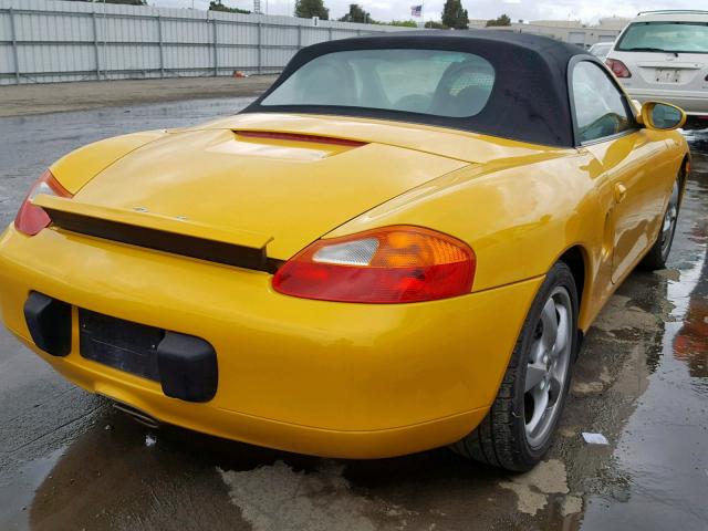 WP0CA29812U623802 - 2002 PORSCHE BOXSTER YELLOW photo 4