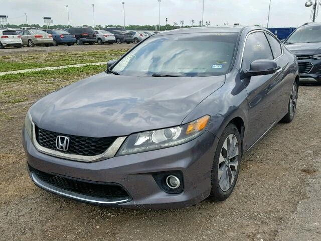 1HGCT1B87DA023287 - 2013 HONDA ACCORD EXL GRAY photo 2