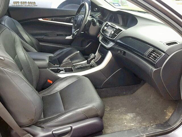 1HGCT1B87DA023287 - 2013 HONDA ACCORD EXL GRAY photo 5