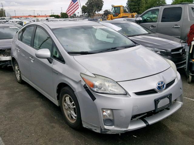 JTDKN3DU7A0030722 - 2010 TOYOTA PRIUS SILVER photo 1