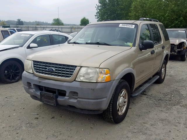 1FMZU62E62UA20610 - 2002 FORD EXPLORER X GOLD photo 2