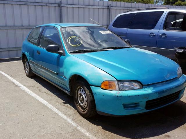 2HGEH2468RH522586 - 1994 HONDA CIVIC DX BLUE photo 1