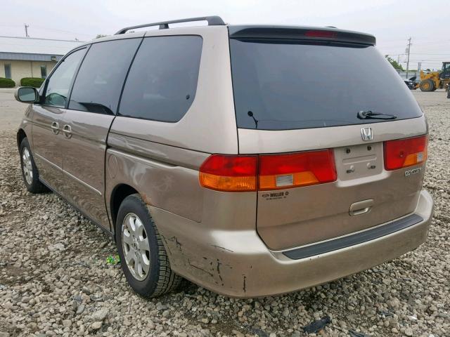 5FNRL18033B120924 - 2003 HONDA ODYSSEY EX GOLD photo 3