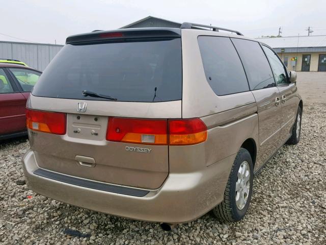 5FNRL18033B120924 - 2003 HONDA ODYSSEY EX GOLD photo 4