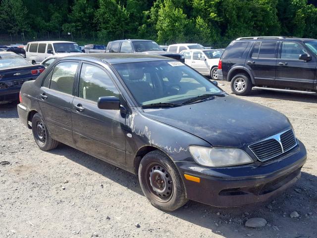 JA3AJ26E02U043697 - 2002 MITSUBISHI LANCER ES BLACK photo 1