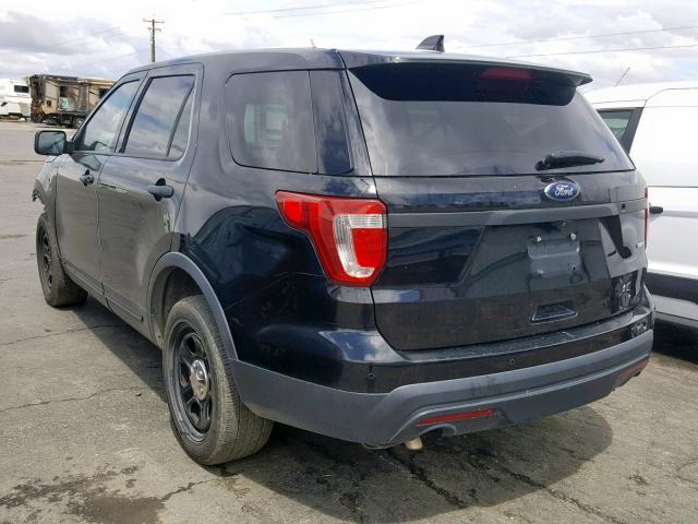 1FM5K8ARXGGB43868 - 2016 FORD EXPLORER P BLACK photo 3