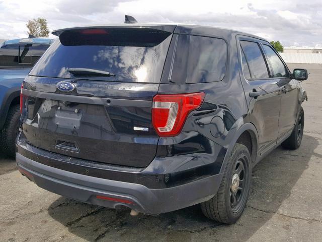 1FM5K8ARXGGB43868 - 2016 FORD EXPLORER P BLACK photo 4