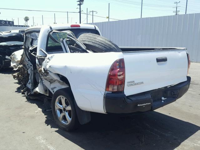 5TFNX4CN0CX010068 - 2012 TOYOTA TACOMA WHITE photo 3