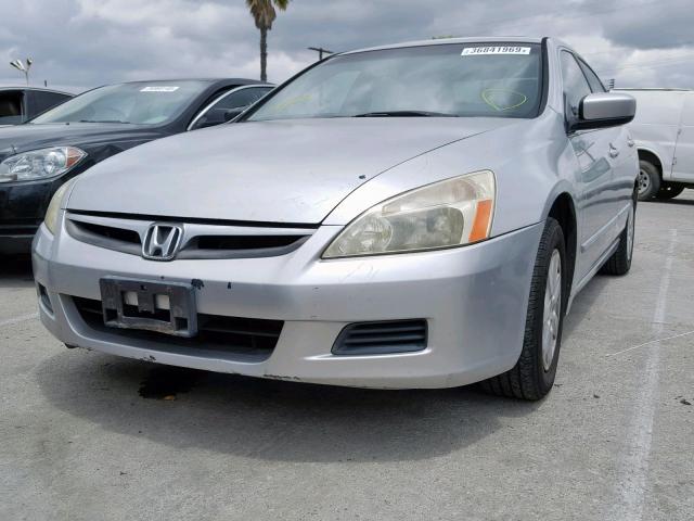 1HGCM66826A034091 - 2006 HONDA ACCORD EX SILVER photo 2