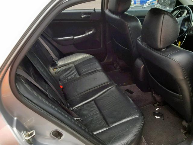 1HGCM66826A034091 - 2006 HONDA ACCORD EX SILVER photo 6