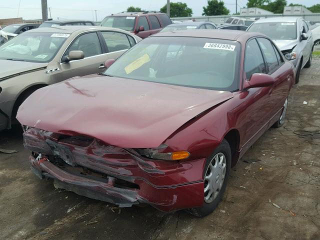 2G4WB52K731256849 - 2003 BUICK REGAL LS BURGUNDY photo 2